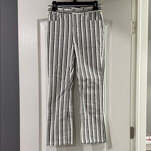BDG Striped Kick Flare High Rise Cropped Pants Size‎ 26